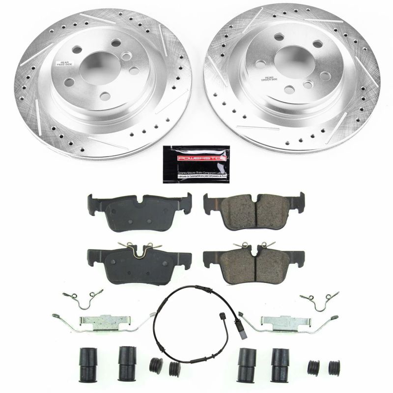 Power Stop 16-19 BMW X1 Rear Z23 Evolution Sport Brake Kit Brake Kits - Performance D&S PowerStop