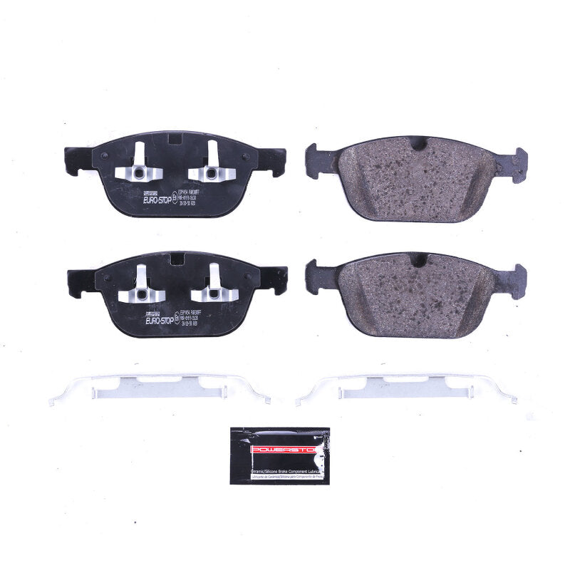 Power Stop 10-14 Volvo XC90 Euro-Stop ECE-R90 Front Brake Pads Brake Pads - OE PowerStop