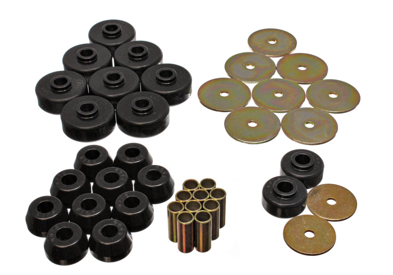 Energy Suspension 84-88 Toyota 4-Runner Black Body Cab Mount Set Bushing Kits Energy Suspension