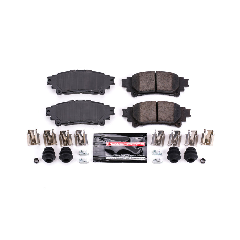 Power Stop 10-15 Lexus RX350 Rear Z23 Evolution Sport Brake Pads w/Hardware Brake Pads - Performance PowerStop