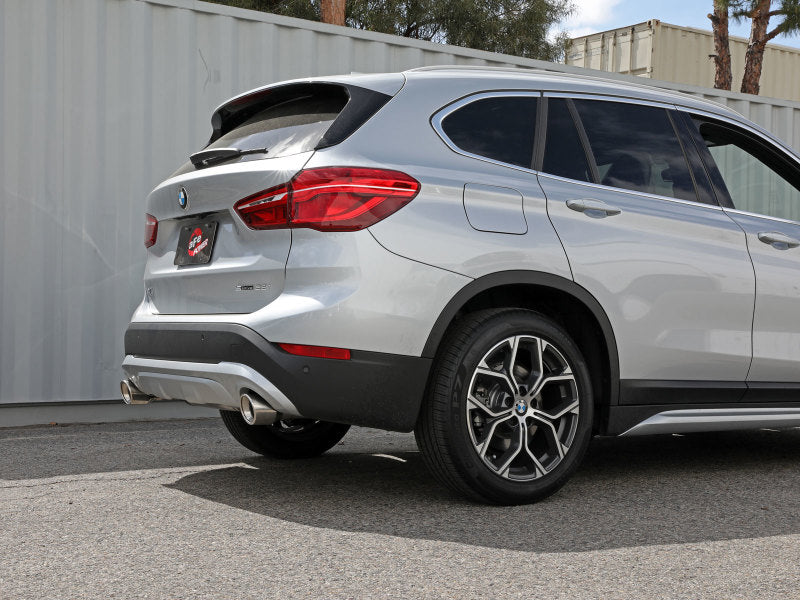 aFe 15-21 BMW X1 F48 L4 2.0L (t) MACH Force-Xp 3 to 2-1/2 IN SS Axle-Back Exhaust w/Polished Tip Axle Back aFe