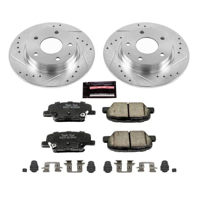 Power Stop 14-16 Mazda 3 Rear Z23 Evolution Sport Brake Kit Brake Kits - Performance D&S PowerStop