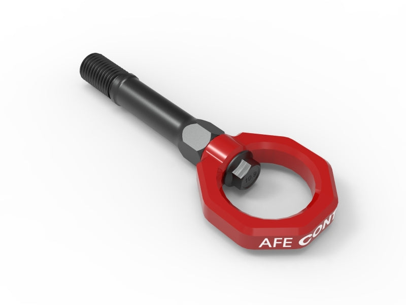 aFe CONTROL Front Tow Hook Nissan Z 23-25 V6-3.0LRed Tow Hooks aFe