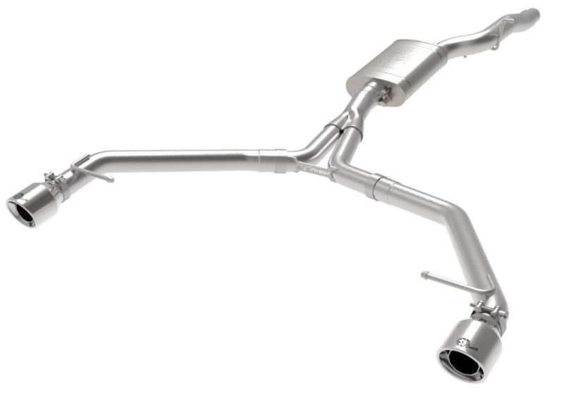 aFe MACH Force-Xp 13-16 Audi Allroad L4 SS Axle-Back Exhaust w/ Polished Tips Axle Back aFe