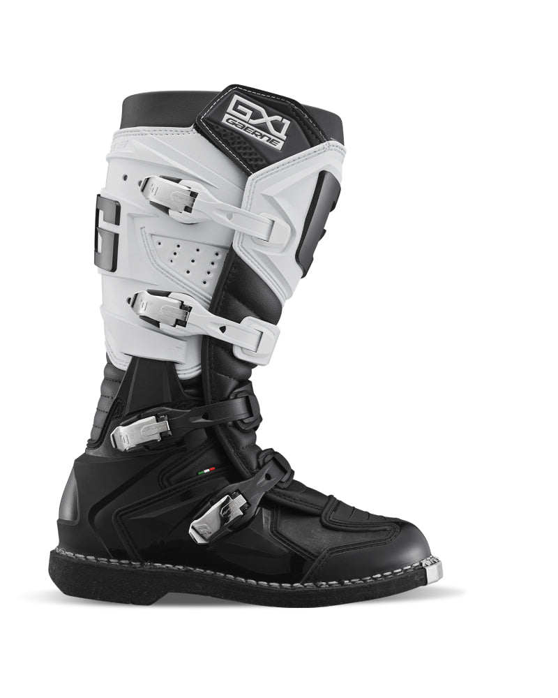 Gaerne GX1 Boot White/Black Size - 13 Motorcycle Boots Gaerne