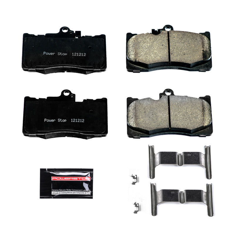 Power Stop 16-17 Lexus GS200t Front Z23 Evolution Sport Brake Pads w/Hardware Brake Pads - Performance PowerStop