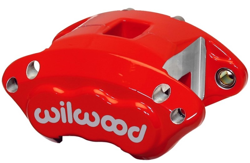Wilwood Caliper-D154-Red 1.62/1.62in Pistons 1.04in Disc Brake Calipers - Perf Wilwood