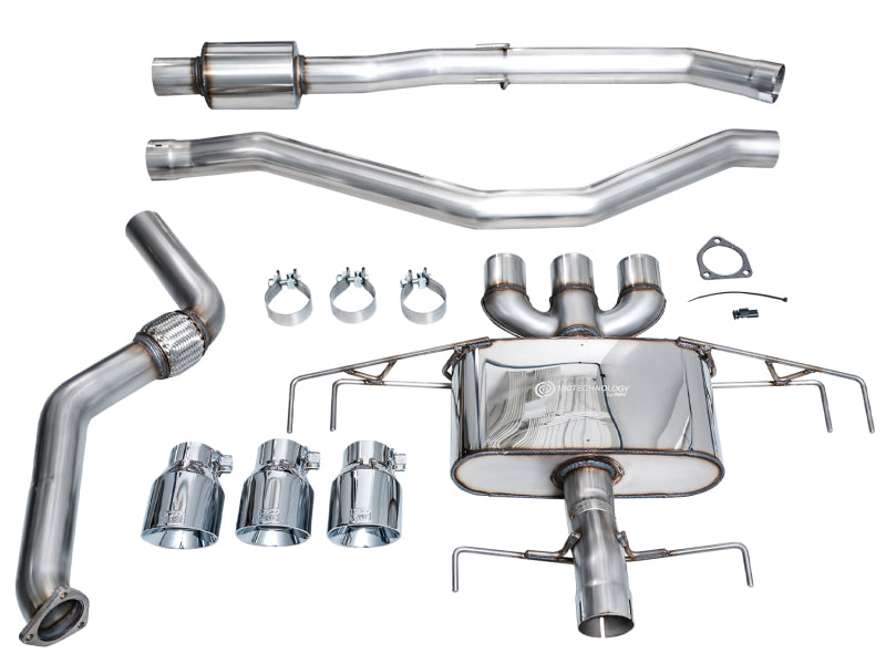 AWE Tuning 2024 Acura Integra Type S DE5 FWD Touring Edition Exhaust w/ Triple Chrome Silver Tips Catback AWE Tuning