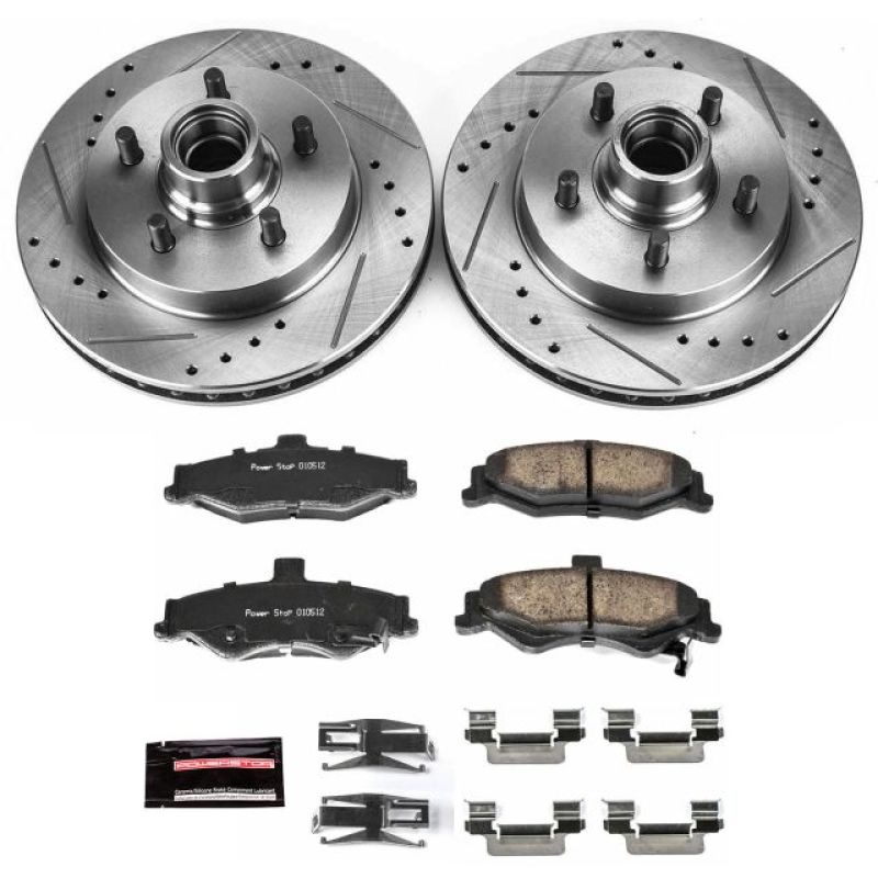 Power Stop 98-02 Chevrolet Camaro Rear Z23 Evolution Sport Brake Kit Brake Kits - Performance D&S PowerStop