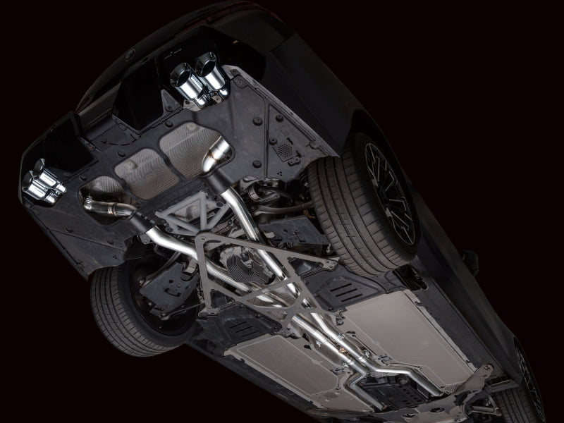 AWE Tuning BMW G90/G99 M5 Track Edition Cat-Back Exhaust - Chrome Silver Tips Catback AWE Tuning