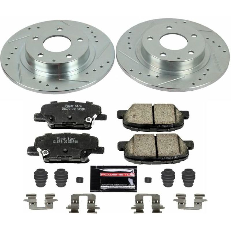 Power Stop 14-15 Mazda 6 Rear Z23 Evolution Sport Brake Kit Brake Kits - Performance D&S PowerStop