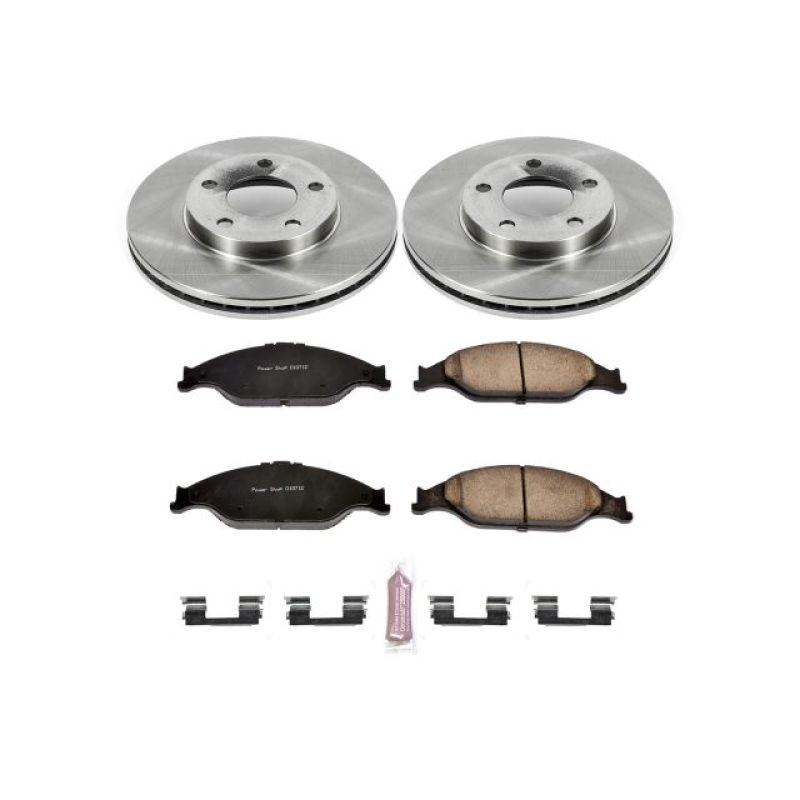Power Stop 99-04 Ford Mustang Front Autospecialty Brake Kit Brake Kits - OE PowerStop