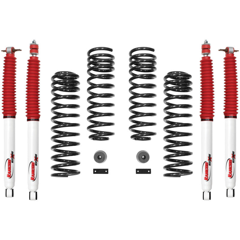 Rancho 07-17 Jeep Wrangler Front and Rear Suspension System - Master Part Number / One Box Lift Kits Rancho
