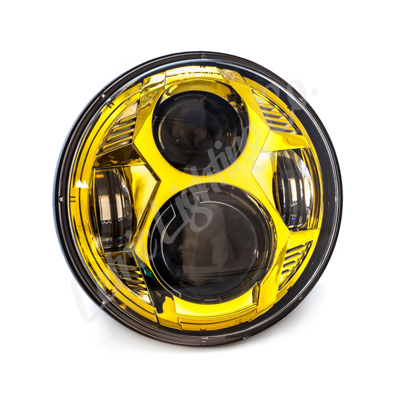 Letric Lighting 5.75in Gold LED Headlights Letric Lighting