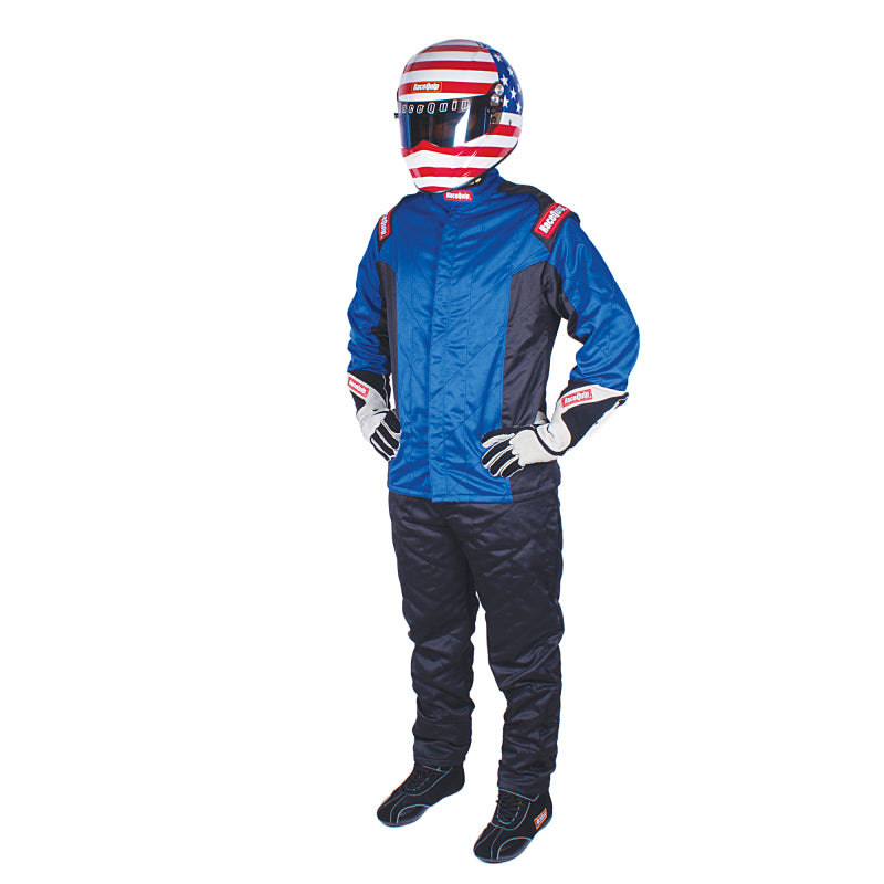 RaceQuip Blue Chevron-5 Jacket SFI-5 - Medium Racing Jackets Racequip