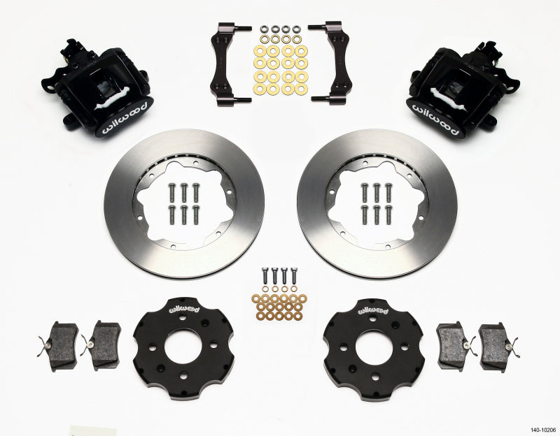 Wilwood Combination Parking Brake Rear Kit 11.00in Civic / Integra Disc 2.39 Hub Offset Brake Calipers - Perf Wilwood