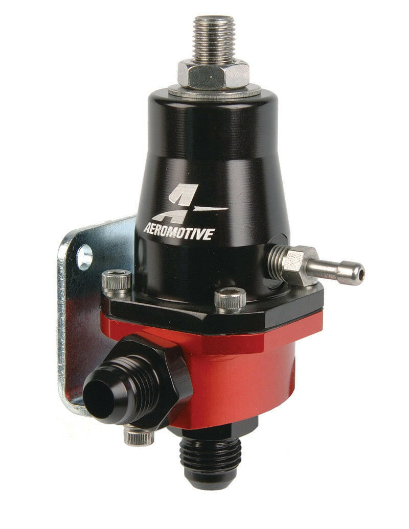 Aeromotive Compact Billet Adjustable EFI Regulator - (1) AN-6 Male Inlet and Return Fuel Pressure Regulators Aeromotive