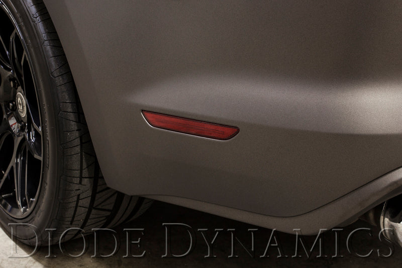 Diode Dynamics 15-21 Ford Mustang LED Sidemarkers - Red (set) Light Accessories and Wiring Diode Dynamics