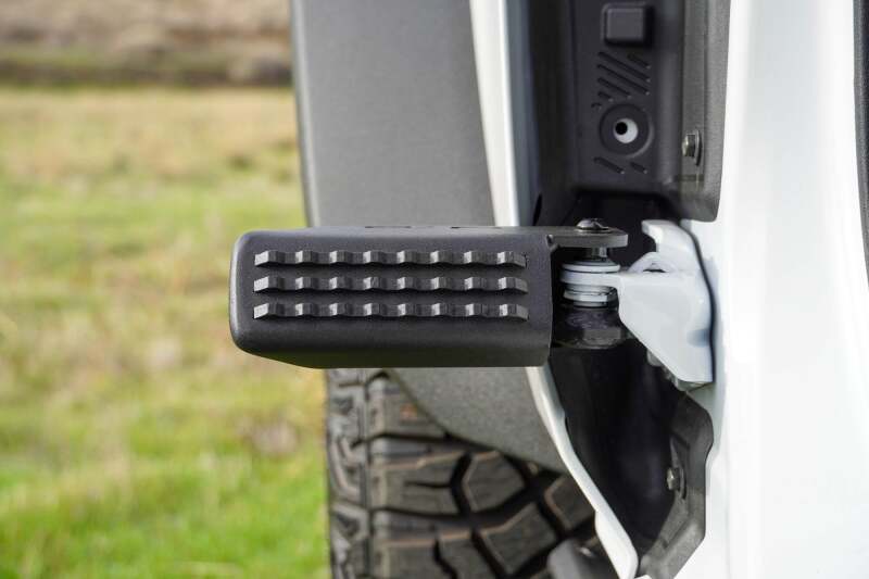 DV8 Offroad 2021+ Ford Bronco Foot Peg Pair - Black Exterior Trim DV8 Offroad