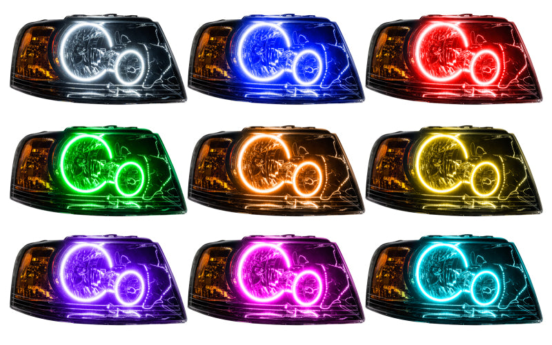 Oracle 03-06 Ford Expedition SMD HL - Black - ColorSHIFT Headlights ORACLE Lighting