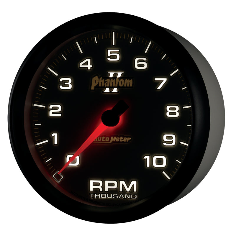 Autometer Phantom II 5in Electrical 10K RPM In-Dash Tachometer Gauges AutoMeter