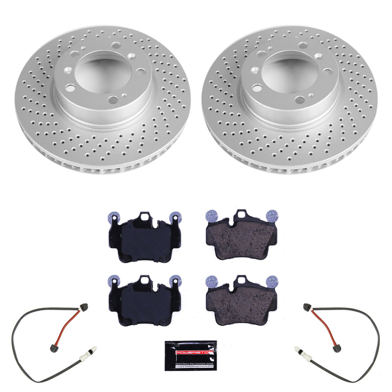 Power Stop 06-08 Porsche 911 Front Euro-Stop Brake Kit Brake Kits - OE PowerStop