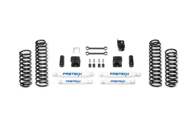 Fabtech 07-18 Jeep JK 4WD 2-Door 3in Sport System w/Perf. Shocks Lift Kits Fabtech