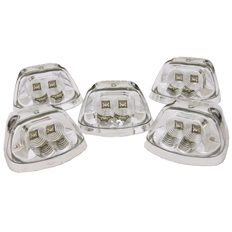 Putco 94-98 RAM - Clear - 5pc Kit (Amber) LED Roof Lamps (Replacement) Light Bars & Cubes Putco