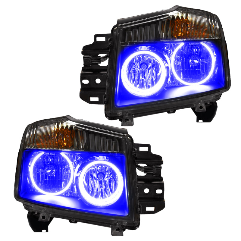 Oracle 08-15 Nissan Titan SMD HL - ColorSHIFT w/ BC1 Controller Headlights ORACLE Lighting