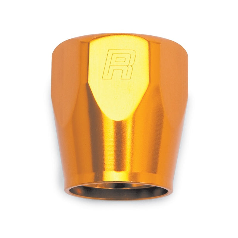 Russell Performance 2-Piece -6 AN Anodized Full Flow Swivel Hose End Sockets (Qty 2) - Orange Fittings Russell