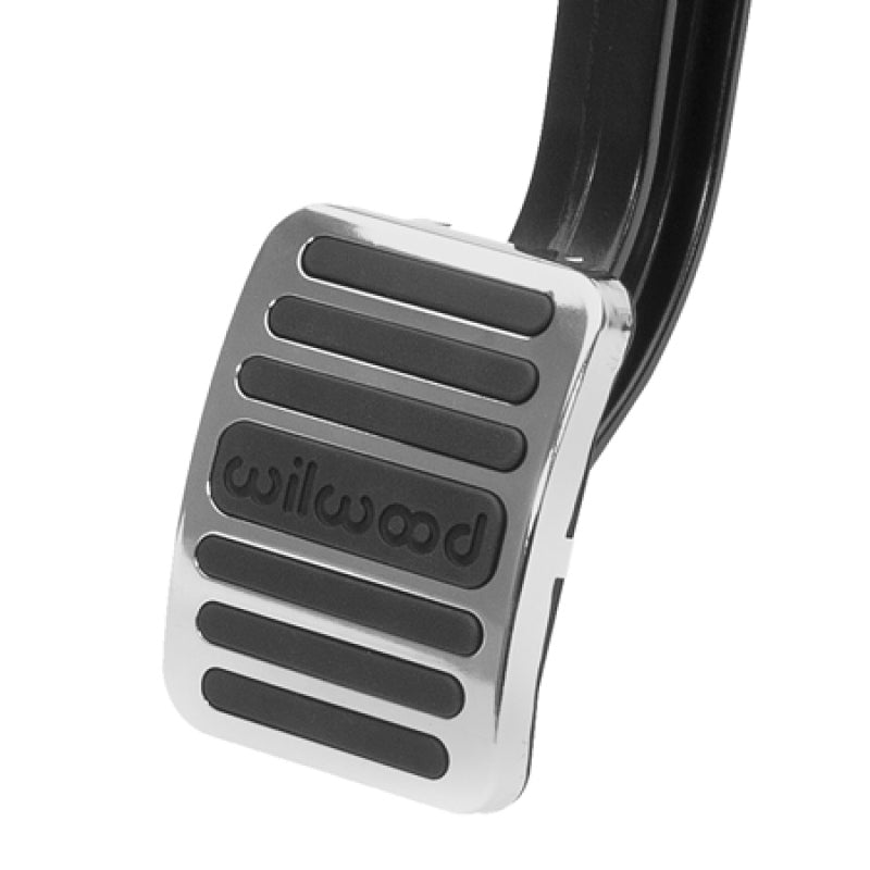 Wilwood Brake Pedal Cover And Trim Plate Kit - Black Rubber/Stainless Pedal Covers Wilwood