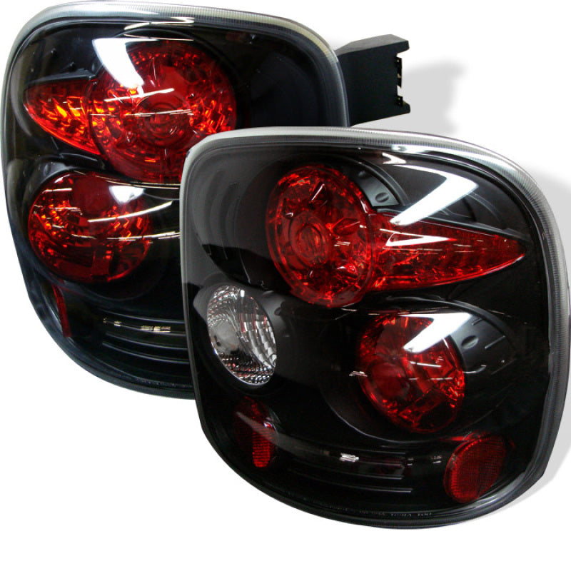Spyder Chevy Silverado Stepside 99-04 Euro Style Tail Lights Black ALT-YD-CS99STS-BK Tail Lights SPYDER