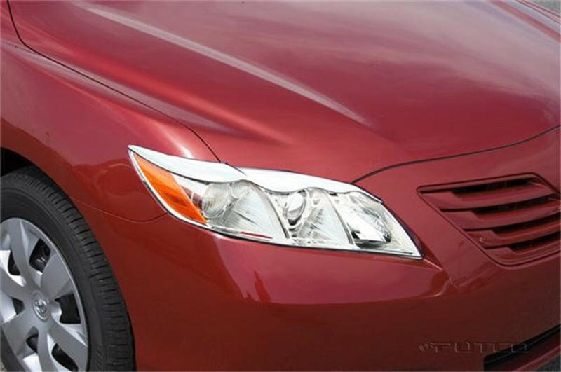 Putco 07-09 Toyota Camry (eyebrow Style) Head Lamp Overlays & Rings Exterior Trim Putco