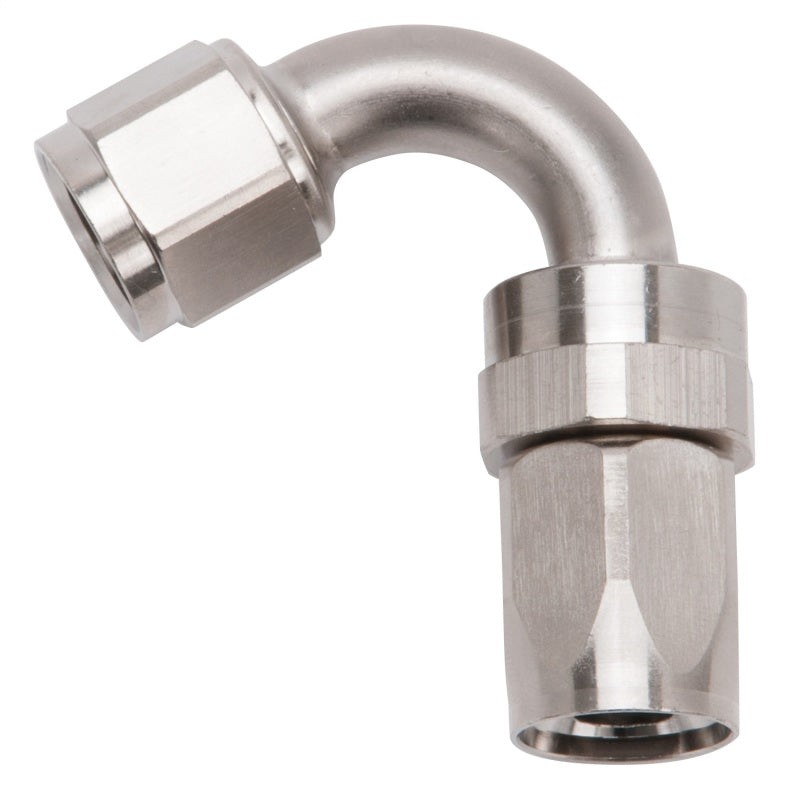 Russell Performance -10 AN Endura 120 Degree Full Flow Swivel Hose End (With 15/16in Radius) Fittings Russell