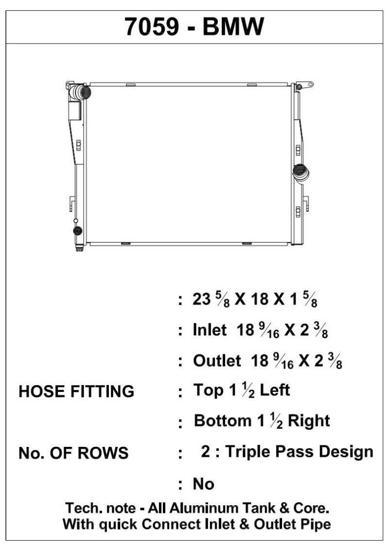 CSF 07-13 BMW M3 (E9X) Triple Pass Radiator Radiators CSF