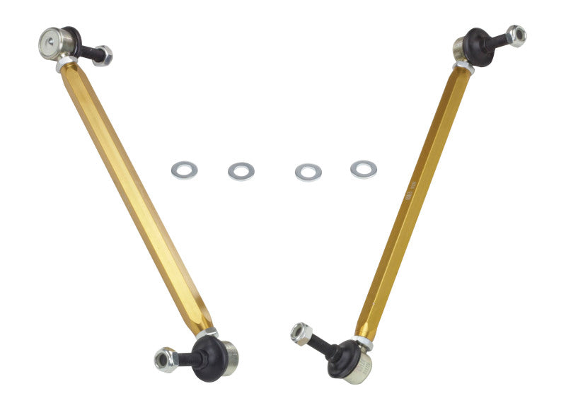 Whiteline 02-06 R53 & 06+ R56 Mini Cooper S Front Swaybar link kit-adjustable ball end links Sway Bar Endlinks Whiteline
