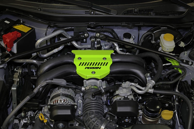 PERRIN 22-25 Subaru BRZ / Toyota GR86 Engine Cover - Neon Yellow Engine Covers Perrin Performance