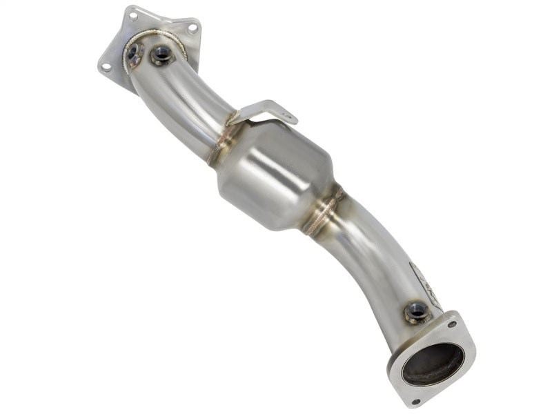 aFe Twisted Steel Down-Pipe Catted 13-16 Cadillac ATS L4-2.0L (t) Downpipes aFe