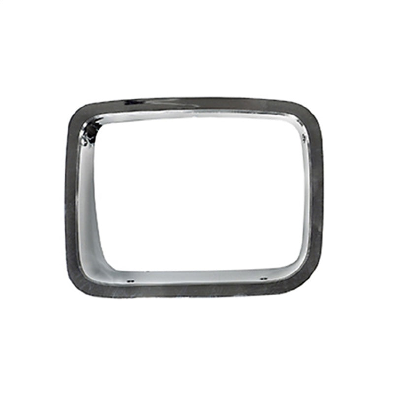 Omix LH Chrome Headlight Bezel 87-95 Wrangler YJ Light Covers and Guards OMIX