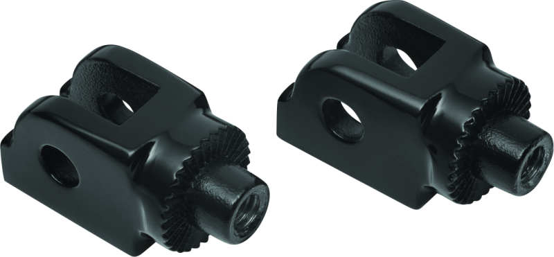 Kuryakyn Spline Driver Peg Adaptor Black Footpegs Kuryakyn