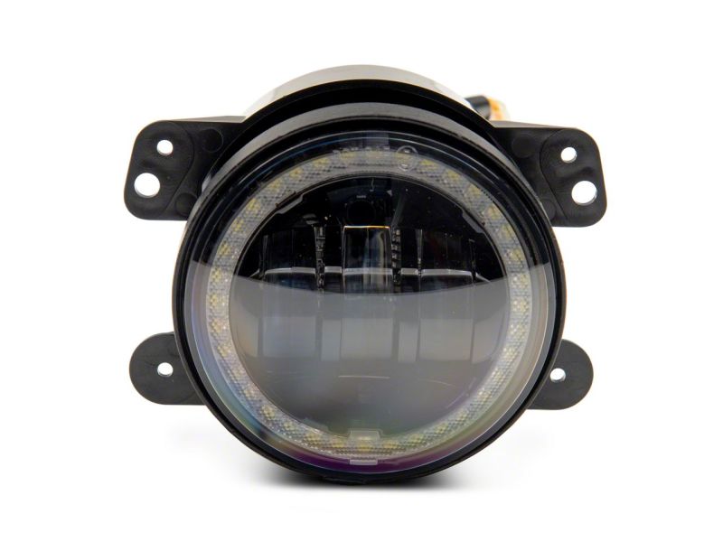 Raxiom 07-18 Jeep Wrangler JK Axial Series 4-In LED Devil Eyes Fog Lights w/ Halo Headlights Raxiom