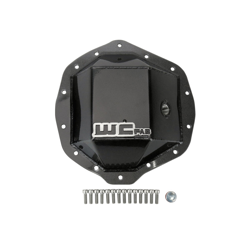 Wehrli 01-19 Chevrolet Duramax/03-19 Dodge Cummins 11.5in AAM Rear Diff. Cover - Flat Black Diff Covers Wehrli