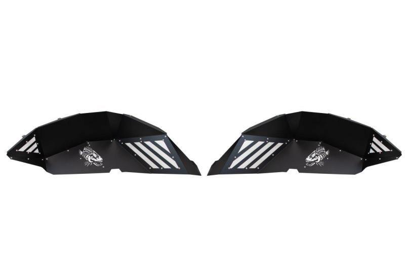 Fishbone Offroad 2018+ Jeep Wrangler - Black Powdercoat Rear Inner Fenders Fenders Fishbone Offroad