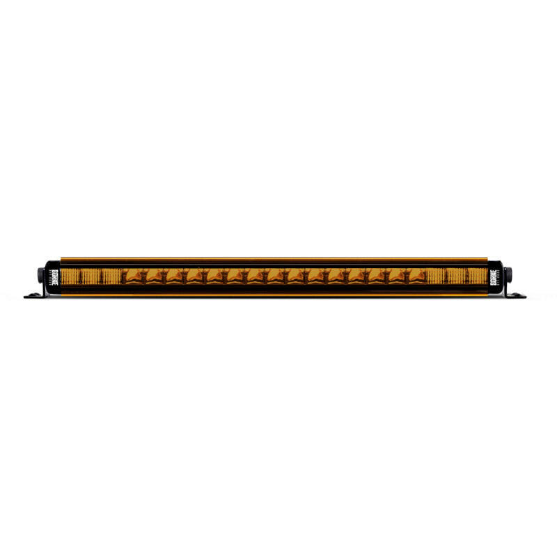Borne Off-Road Light Bar Cover Single Row 20in Amber Light Covers and Guards Borne Off-Road