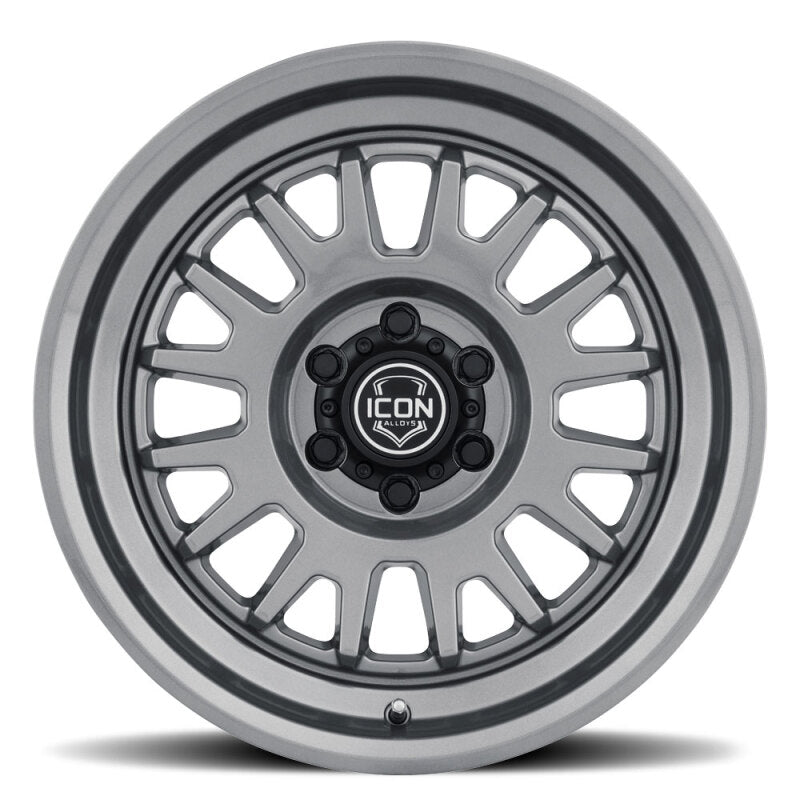 ICON Anza 17x8.5 / 6x5.5 / 25mm Offset / 5.75in BS - Gun Metal Wheel Wheels - Cast ICON