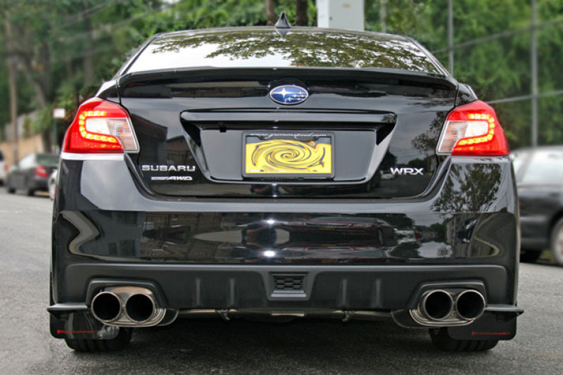 Rally Armor 15-21 Subaru WRX/STI Black Mud Flap Grey Altered Font Logo Mud Flaps Rally Armor