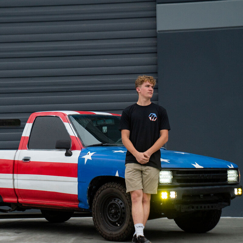 Baja Designs Freedom Mens T-Shirt Universal - Small Black Shirts Baja Designs