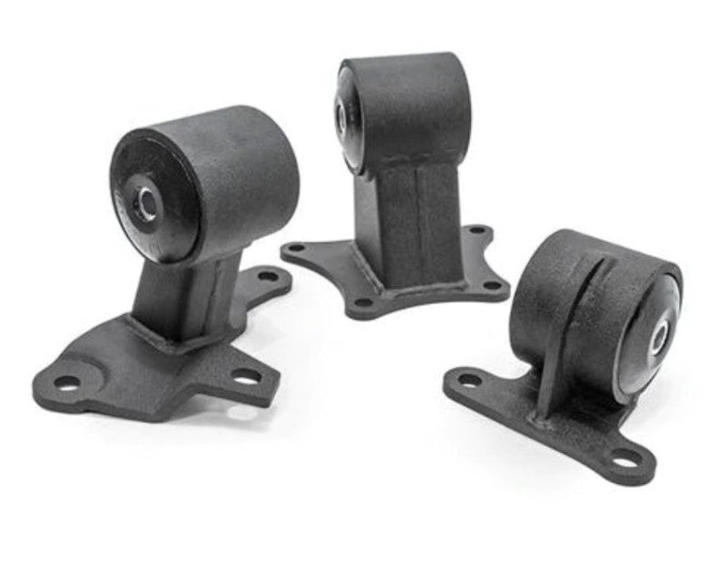 Innovative 90-93 Accord H/F Series Black Steel Mounts 75A Bushings (Auto EX to Manual 94-01 Trans) Engine Mounts Innovative Mounts
