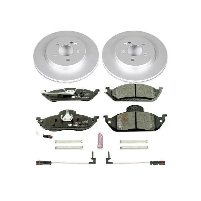 Power Stop 98-03 Mercedes-Benz ML320 Front Euro-Stop Brake Kit Brake Kits - OE PowerStop