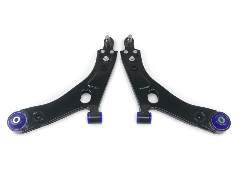 SuperPro 11-16 Kia Sportage Front Lower Control Arm Set W/ Sp Bushings Control Arms Superpro